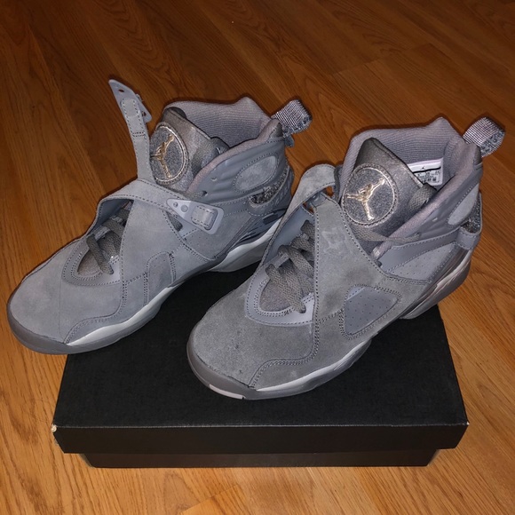 Air Jordan cool grey 8s - Picture 3 of 3